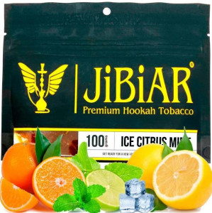Табак JIBIAR Ice Citrus Mint (Лед Цитрус Мята) 100 грамм