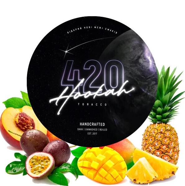 Табак 420 Dark Line Jungle Fruit (Джангл Фрут) 40 грамм  в интернет магазине кальянов фото 1