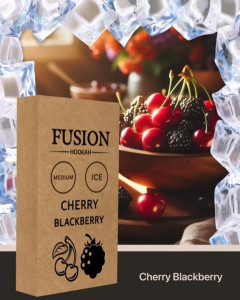 Табак Fusion Medium - Ice Cherry BlackBerry (Ледяная Вишня Ежевика) 100 грамм