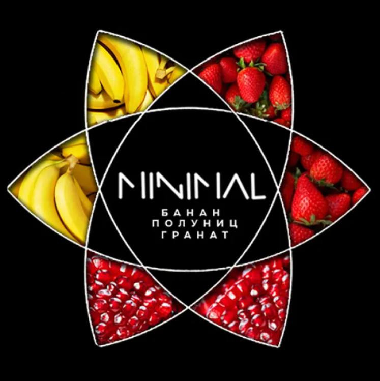 Табак Minimal Straw Banana Granat (Клубника Банан Гранат) 50 грамм 