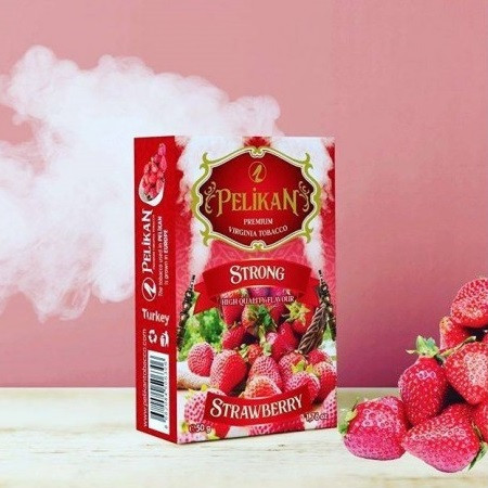 Табак Pelikan Strong Strawberry (Сочная Клубника) 50 грамм   