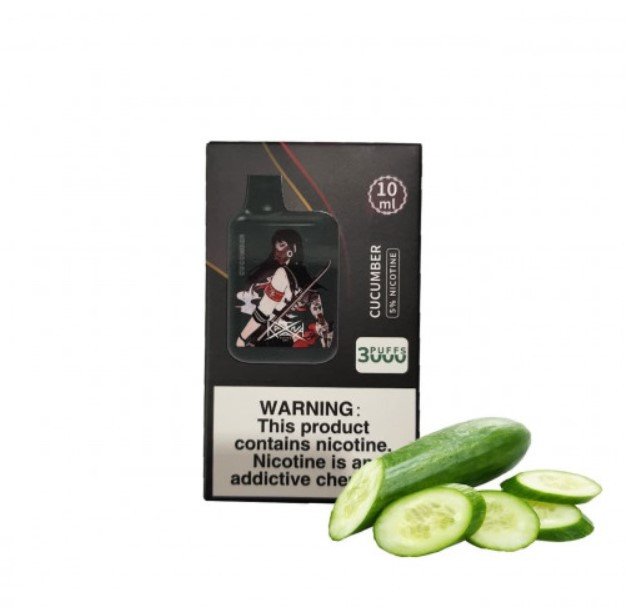 Одноразовая электронная сигарета Katana 3000 Cucumber 