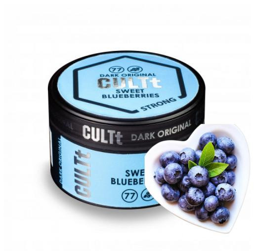 Тютюн CULTt DARK STRONG DS77 Sweet Blueberries (Солодка Чорниця) 100 грам 