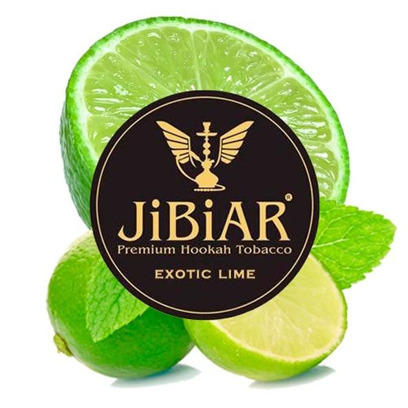 Табак JIBIAR Exotic Lime (Экзотик Лайм) 100 грамм в интернет магазине кальянов фото 1