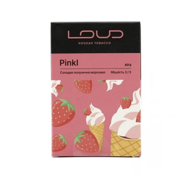 Табак Loud Pinkl (Клубничное мороженое) 40 грамм 