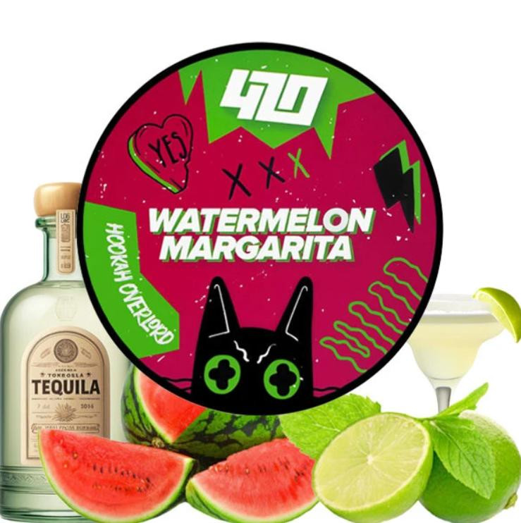 Табак 420 Dark Line Watermelon Margarita (Арбуз, Лайм, Текила) 100 грамм 
