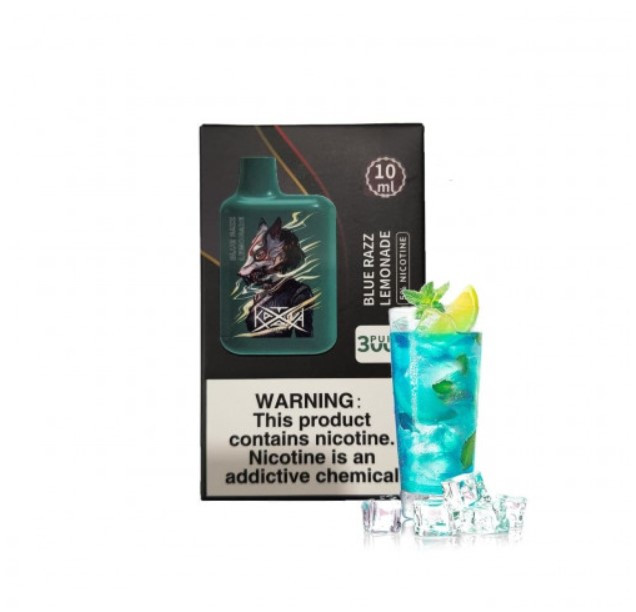 Одноразовая электронная сигарета Katana 3000 Blue Razz Lemonade 