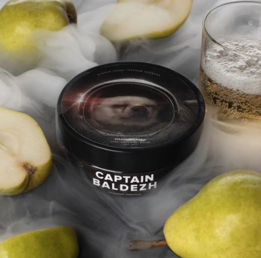 Табак 420 Dark Line Capitan Baldezh (Грушевый лимонад) 40 грамм в интернет магазине кальянов фото 1