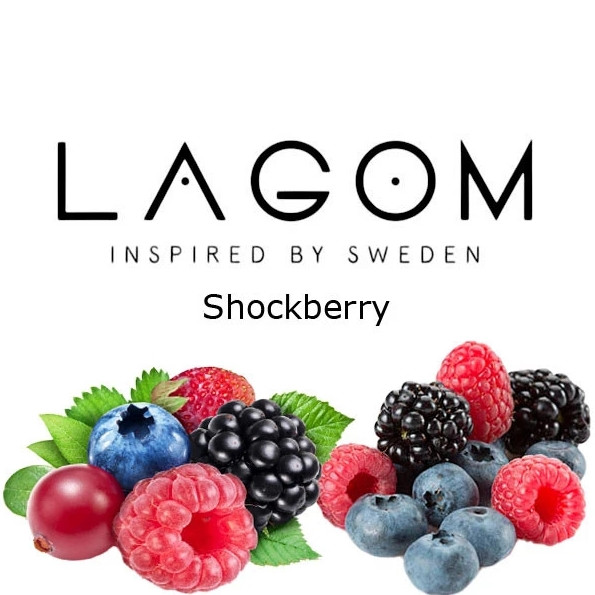 Табак Lagom Navy Line Shockberry (Шокберри) 40 гр  в интернет магазине кальянов фото 1