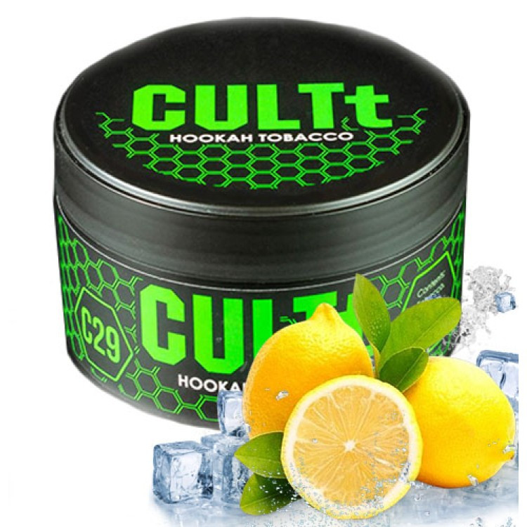 Табак CULTt C29 Lemon Ice (Лимон Лед) 100 грамм     в интернет магазине кальянов фото 1