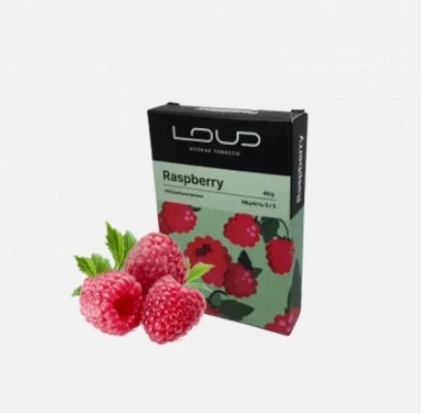 Табак Loud Raspberry (Малина) 40 грамм  в интернет магазине кальянов фото 1