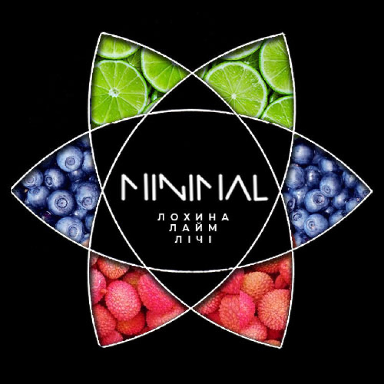 Табак Minimal Blueberry Lime Lychee (Голубика Лайм Личи) 50 грамм в интернет магазине кальянов фото 1