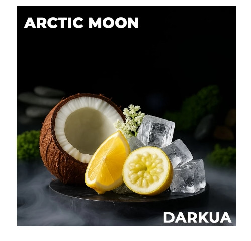 Табак DARKUA Arctic Moon (Кокос Лимон Бузина Айс) 100 грамм  