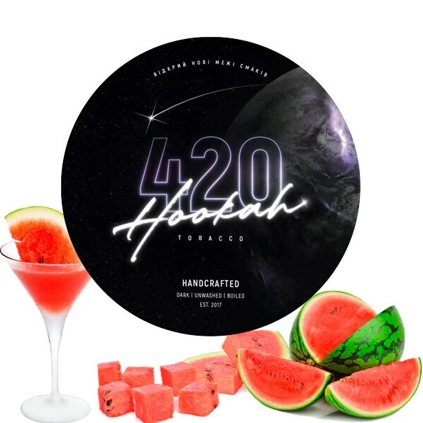 Табак 420 Dark Line Watermelon Juice (Арбуз Джус) 40 грамм  