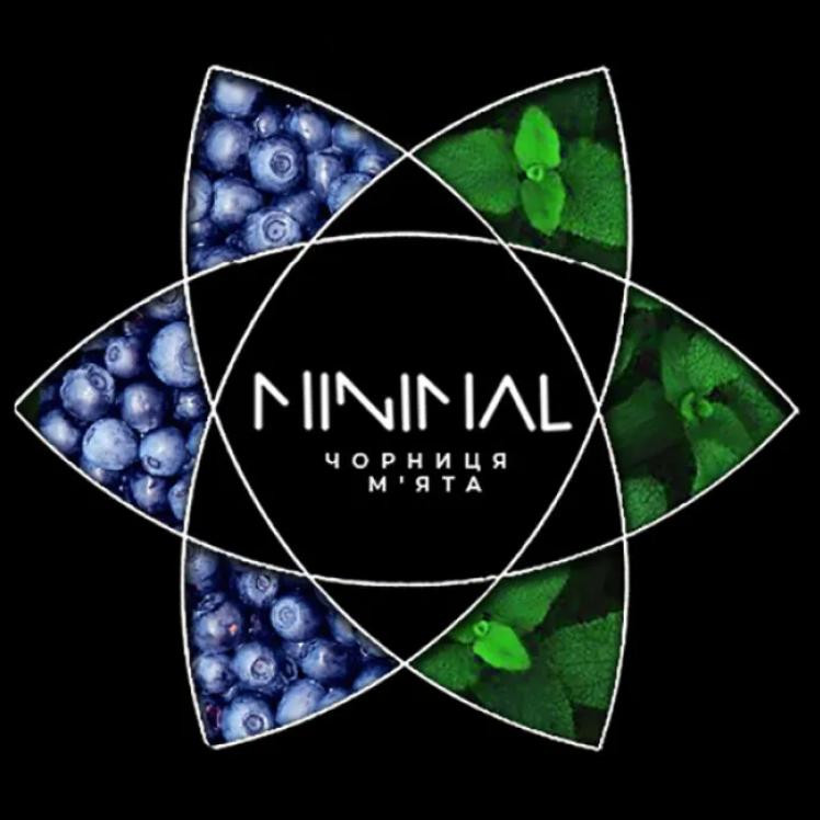 Табак Minimal Blueberry Mint (Черника Мята) 50 грамм в интернет магазине кальянов фото 1