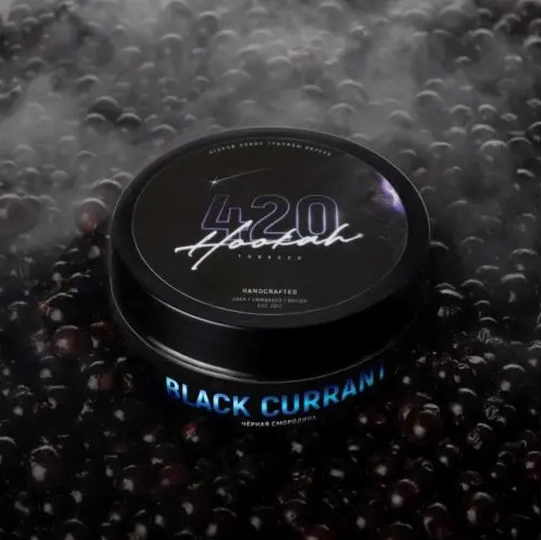 Табак 420 Black Currant (Черная Смородина) 100 грамм  