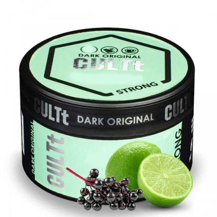 Тютюн CULTt DARK STRONG DS87 Lime Elderberry (Лайм Бузина) 100 грам в интернет магазине кальянов фото 1