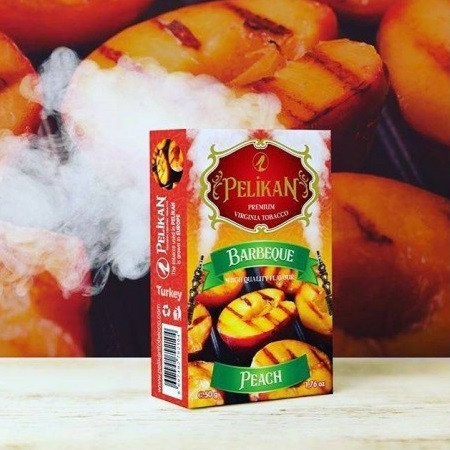 Табак Pelikan Barbeque Peach (Персик Барбекю) 50 грамм   