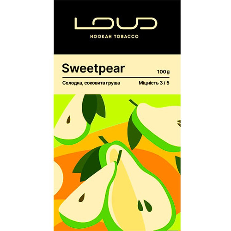 Табак Loud SweatPear (Груша Дюшес) 100 грамм  в интернет магазине кальянов фото 1