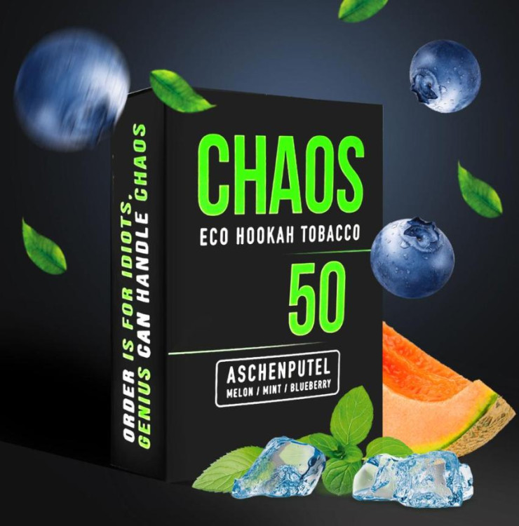 Табак Chaos Аschenputel (Дыня Мята Черника) 50 грамм в интернет магазине кальянов фото 1