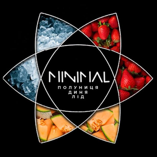Табак Minimal Ice Strawberry Melon (Лед Клубника Дыня) 50 грамм в интернет магазине кальянов фото 1