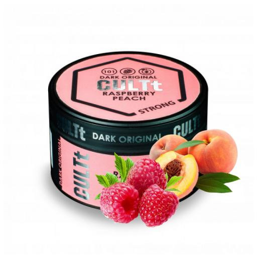 Тютюн CULTt DARK STRONG DS101 Raspberry Peach (Малина Персик) 100 грам в интернет магазине кальянов фото 1