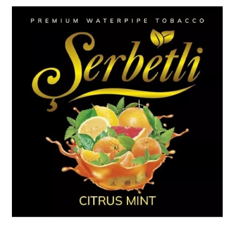 Табак Serbetli Citrus Mint (Цитрус Мята) 100 грамм в интернет магазине кальянов фото 1