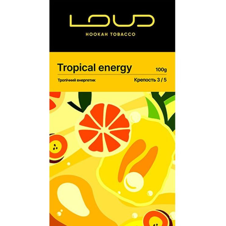 Табак Loud Tropical Energy (Тропический Энергетик) 100 грамм в интернет магазине кальянов фото 1
