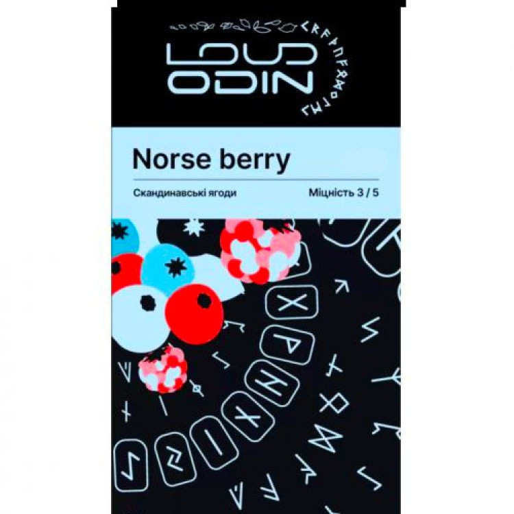 Табак Loud Norse Berry (Клюква Черника Голубика) 100 грамм  