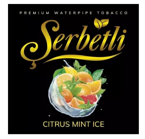 Табак Serbetli Citrus Mint Ice (Цитрус Мята Лёд) 100 грамм в интернет магазине кальянов фото 1