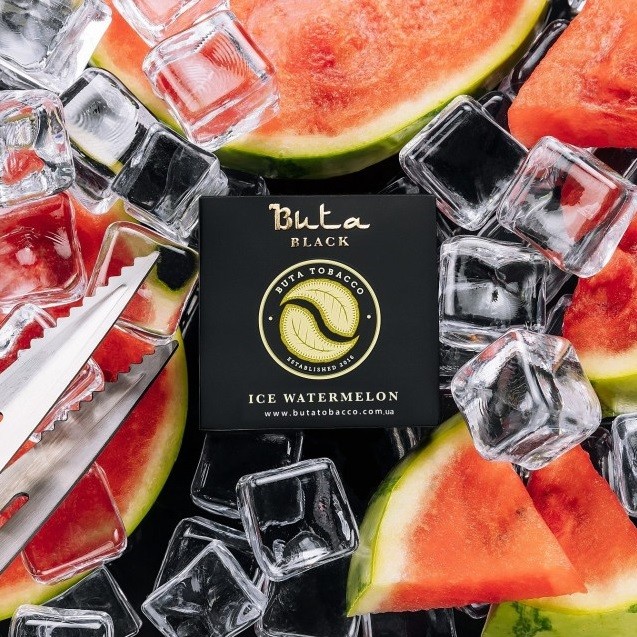 Табак Buta Black - Ice Watermelon (Ледяной Арбуз) 20 грамм  