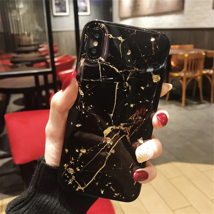 Чехол для Apple iPhone 11 Pro (черный блестки)        