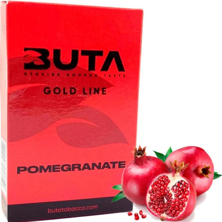 Табак Buta Gold Line Pomegranate (Гранат) 50 грамм в интернет магазине кальянов фото 1
