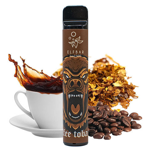 Одноразовая POD система Elf Bar Lux 1500 Coffee Tobacco (Кофе Табак) 