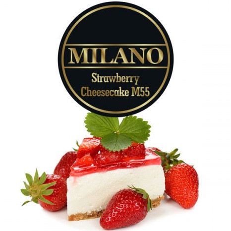 Табак Milano Strawberry Cheesecake M55 (Клубничный Чизкейк) 100 ГРАММ  
