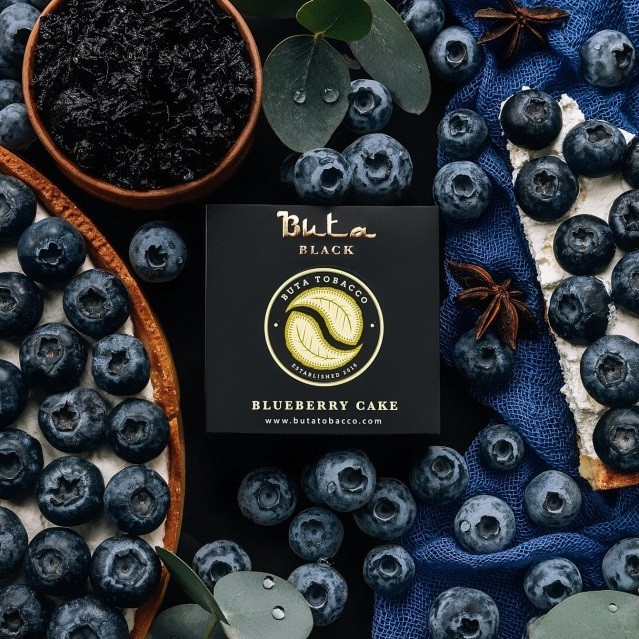 Табак Buta Black - Blueberry Cake (Черничный Пирог) 20 грамм   
