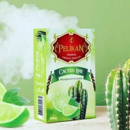 Табак Pelikan Cactus Lemon Lime (Кактус Лимон Лайм) 50 грамм   