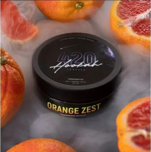 Табак 420 Orange Zest (Сицилийский Апельсин) 100 грамм  в интернет магазине кальянов фото 1