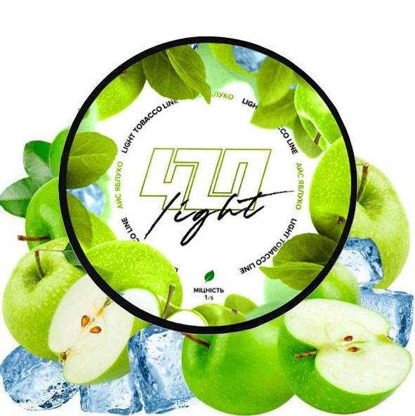 Табак 420 Light Айс Яблоко 40 грамм в интернет магазине кальянов фото 1