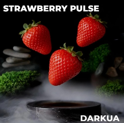 Табак DARKUA Strawberry Pulse (Свежая Клубника) 100 грамм  в интернет магазине кальянов фото 1