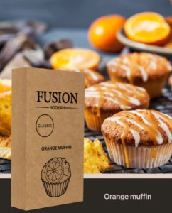 ТАБАК FUSION CLASSIC - ORANGE MUFFIN (АПЕЛЬСИНОВЫЙ МАФФИН) 100 ГРАММ
