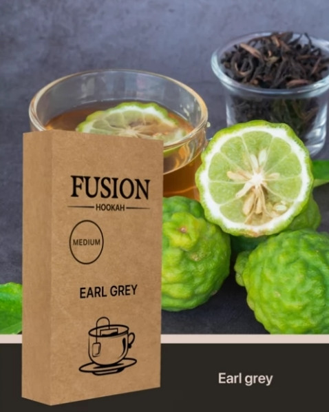 Табак Fusion Medium Earl Grey (Эрл Грэй) 100 грамм в интернет магазине кальянов фото 1