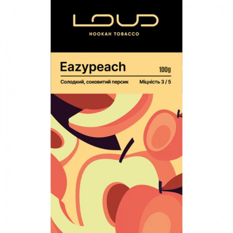 Табак Loud Eazypeach (Персик) 100 грамм 