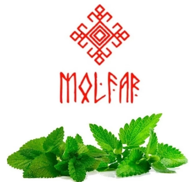 Табак Molfar Virginia Яркая Мелисса 40 грамм   в интернет магазине кальянов фото 1