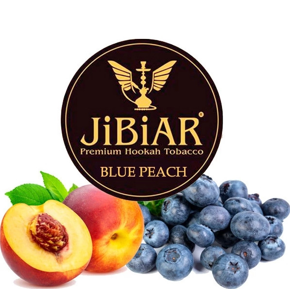 Табак JIBIAR Blue Peach (Блу Персик) 250 грамм в интернет магазине кальянов фото 1