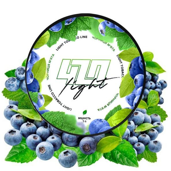 Табак 420 Light Черника Мята 40 грамм 