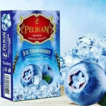 Табак Pelikan Ice Blueberry (Лед Черника) 50 грамм   в интернет магазине кальянов фото 1