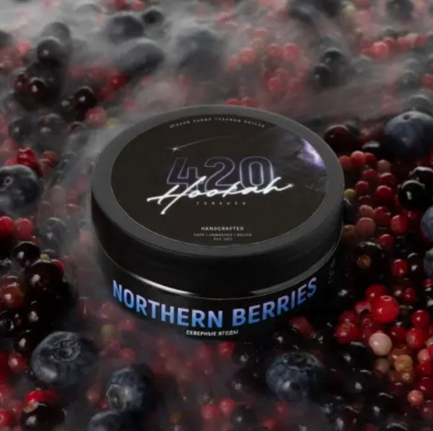 Табак 420 Northern Berries (Северные ягоды) 25 грамм в интернет магазине кальянов фото 1