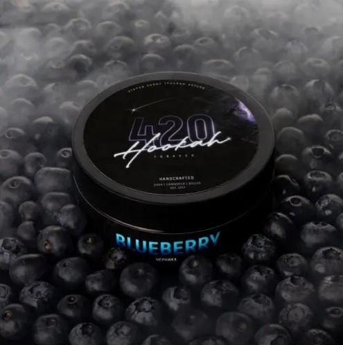 Табак 420 Blueberry (Черника) 250 грамм  в интернет магазине кальянов фото 1