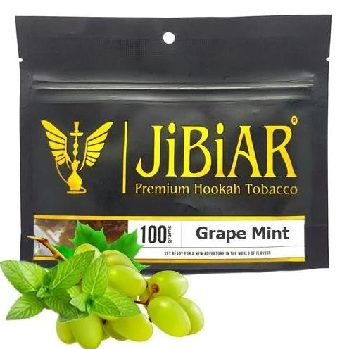Табак JIBIAR Grape Mint (Виноград Мята) 100 грамм в интернет магазине кальянов фото 1